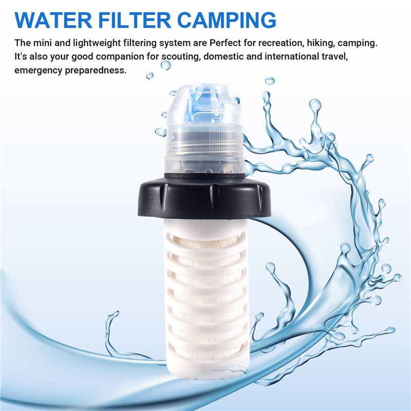 Water Filter Straw - NALFI-500Ml Water Filter Bottle Water Filter