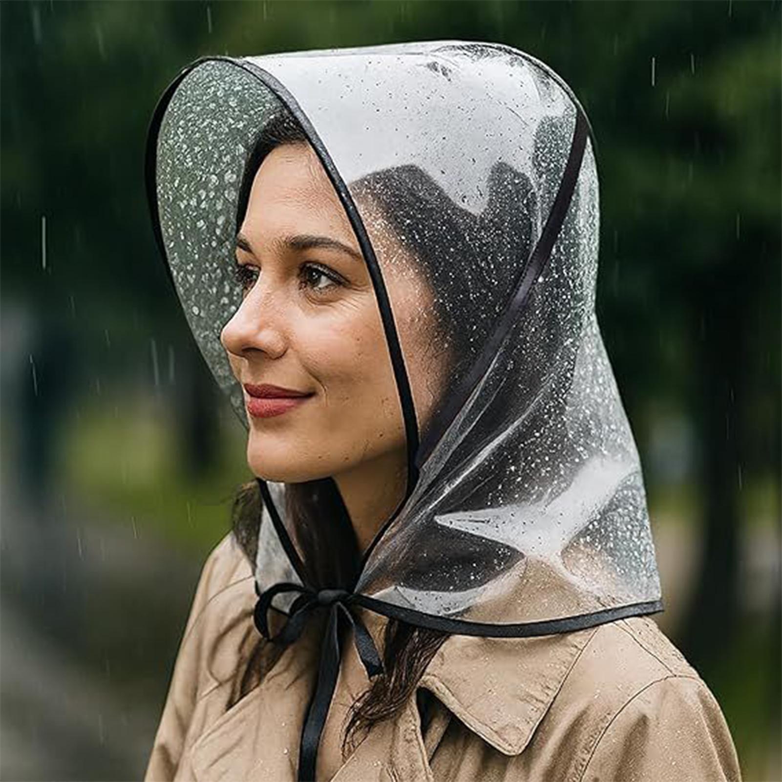 Reusable Transparent Rain Hat  - Outdoor Adventure Hat recensione e prezzo