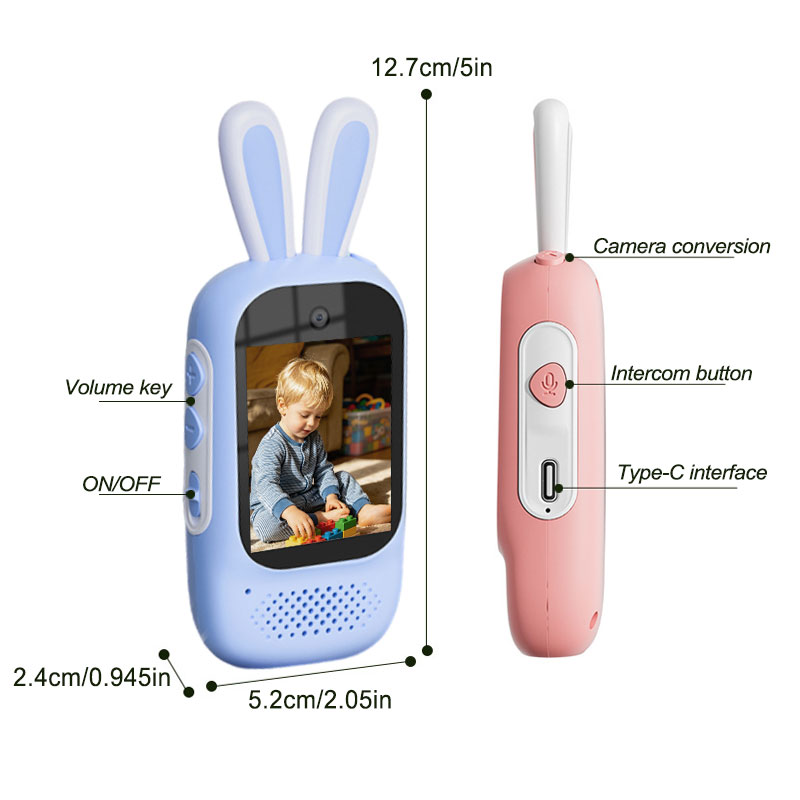 2Pcs Kids Video Walkie Talkie  - Outdoor Adventure Videos recensione e prezzo