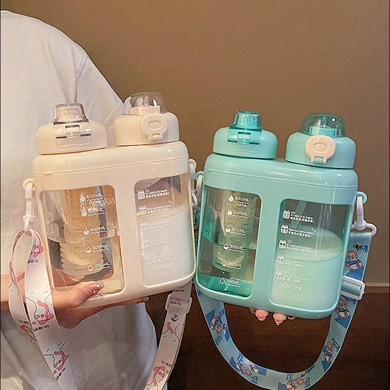 Cute Double Drink Plastic Wate - Water Filter Straw recensione e prezzo