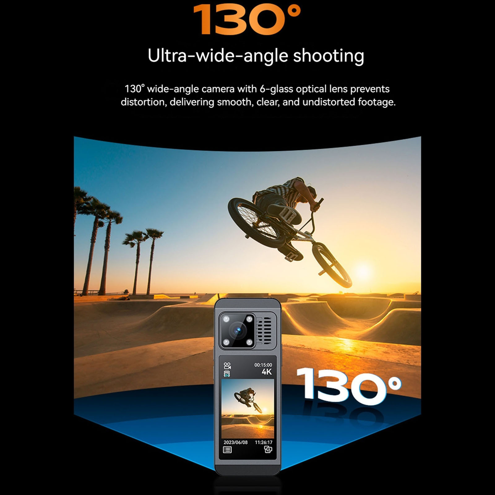 4K Action Camera 130 Degree Wi - Outdoor Adventure Degree recensione e prezzo