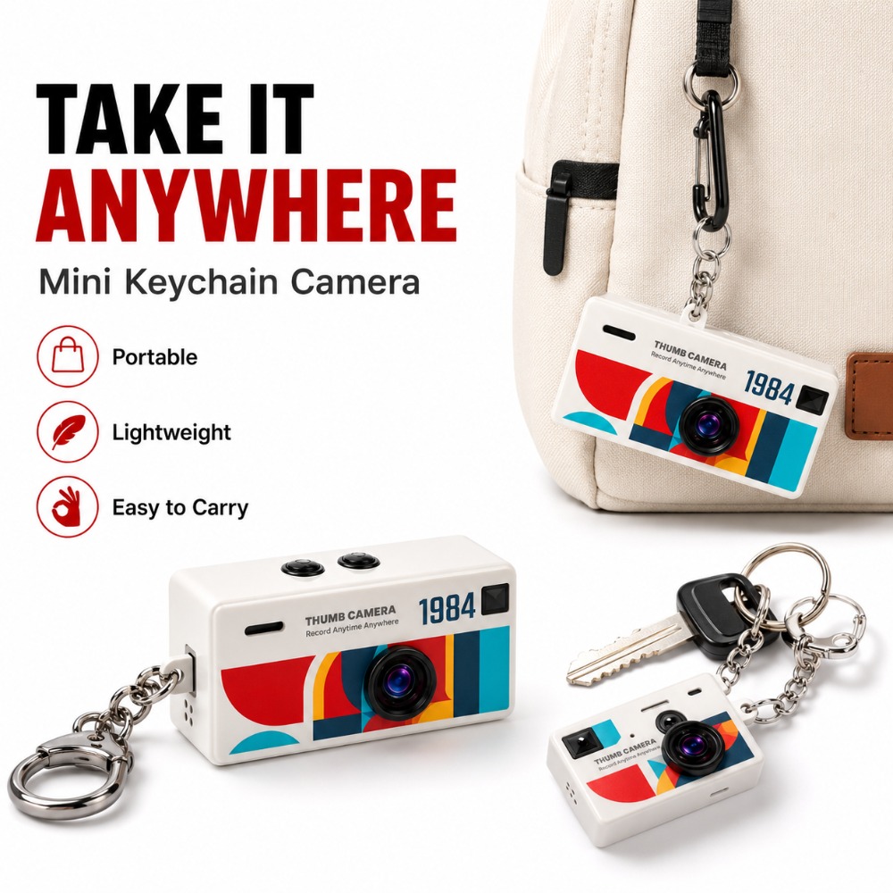 Compact Mini Thumb Camera Keyc - Outdoor Adventure Videos recensione e prezzo