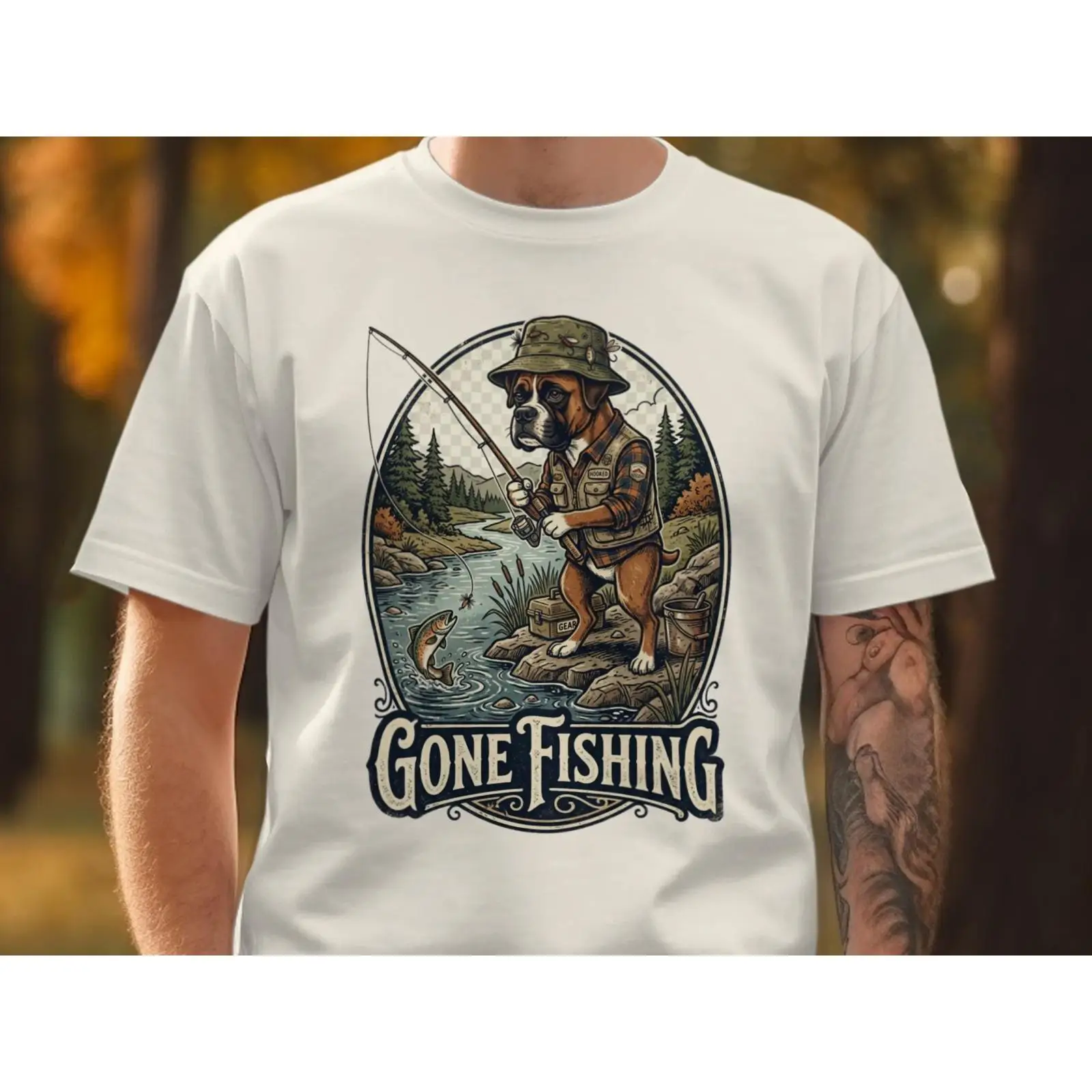 Gone Fishing T Shirt Funny Box - Outdoor Adventure Ideas recensione e prezzo