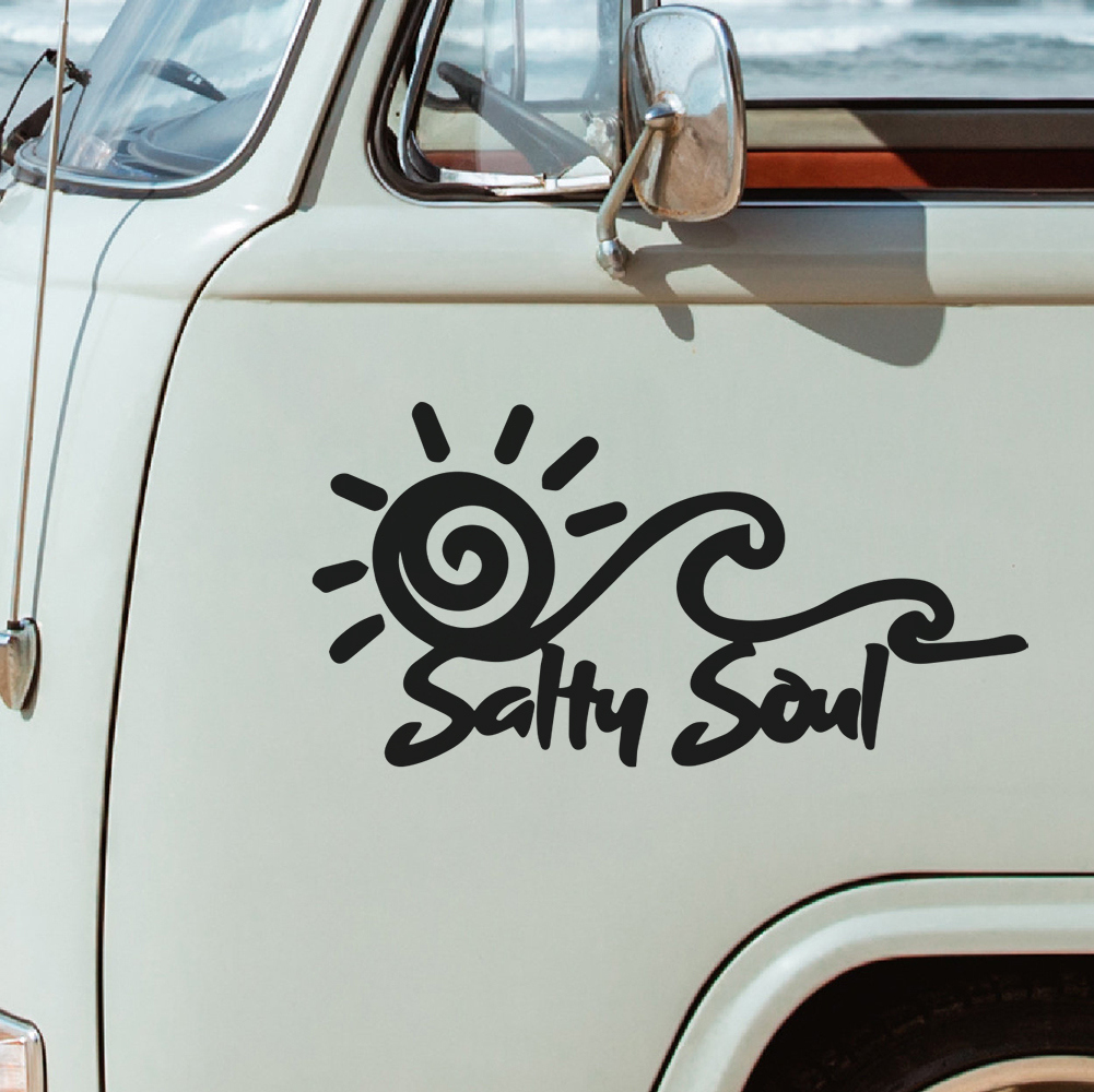 Salty Soul Sun Wave Vinyl Stic - Outdoor Adventure Rv recensione e prezzo