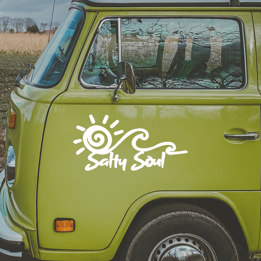 Salty Soul Sun Wave Vinyl Stic - Outdoor Adventure Rv recensione e prezzo