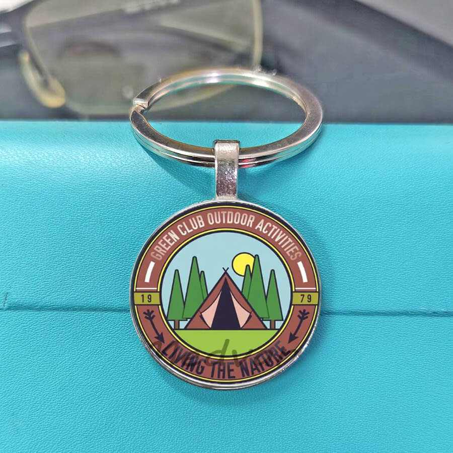 Camping Adventure Glass Keycha - Outdoor Adventure Rv recensione e prezzo