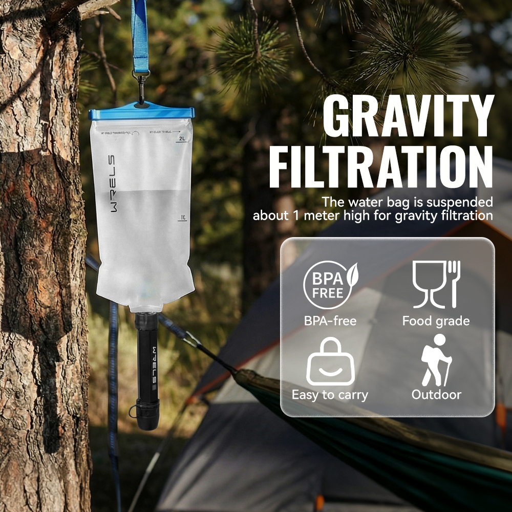 WRELS Backpacking Water Filter - Water Filter Straw recensione e prezzo