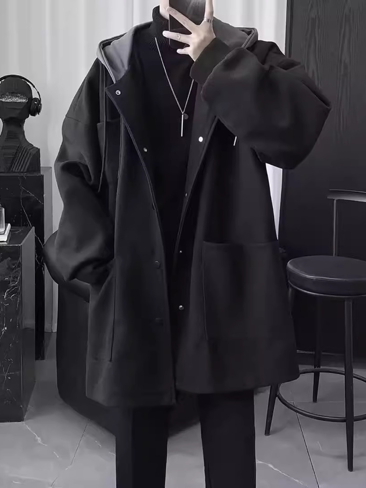 Wool Blend Coat Long Mans Clim - Outdoor Adventure Hobbies recensione e prezzo