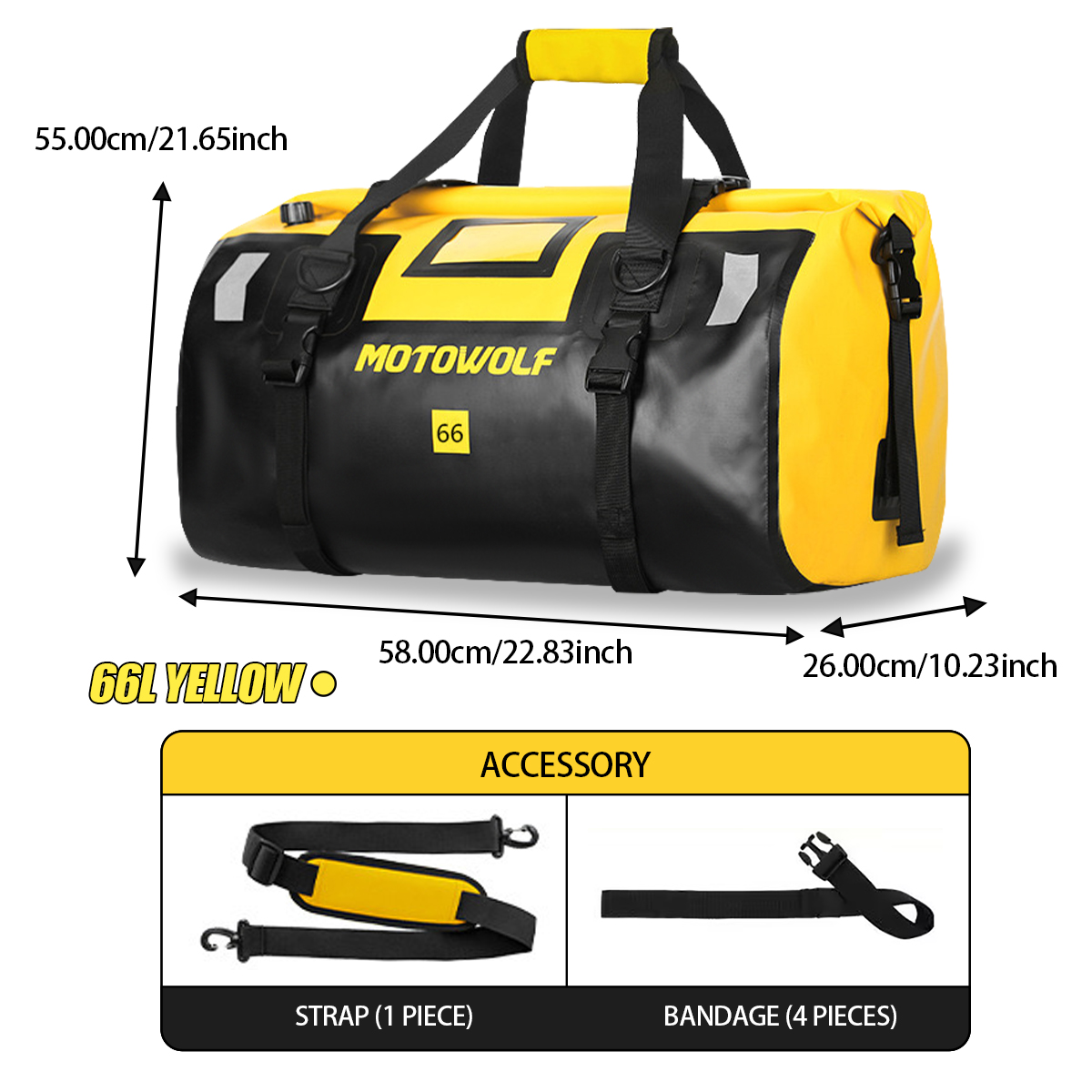 Waterproof Duffel Bag 40L/66L  - Outdoor Adventure Kayak recensione e prezzo