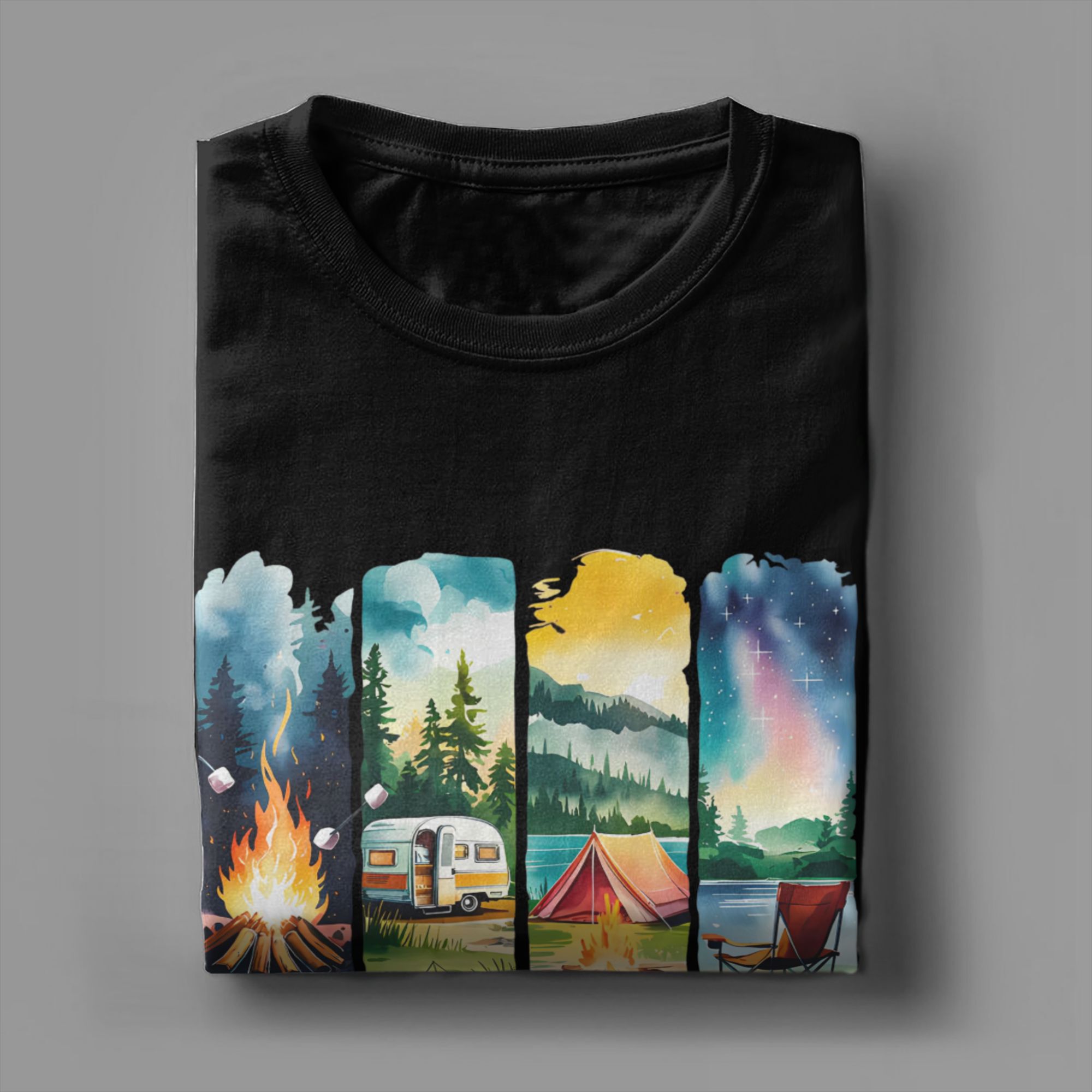 Camping Life T-Shirt RV Tent C - Outdoor Adventure Rv recensione e prezzo