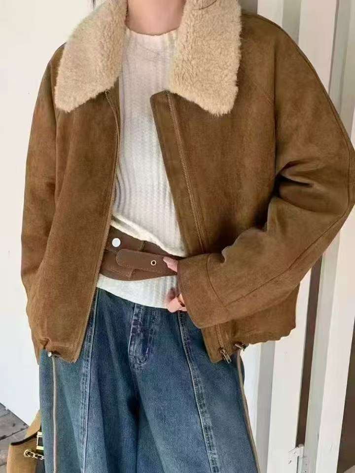 Lamb Wool Jacket Oversize Woma - Outdoor Adventure Farm recensione e prezzo