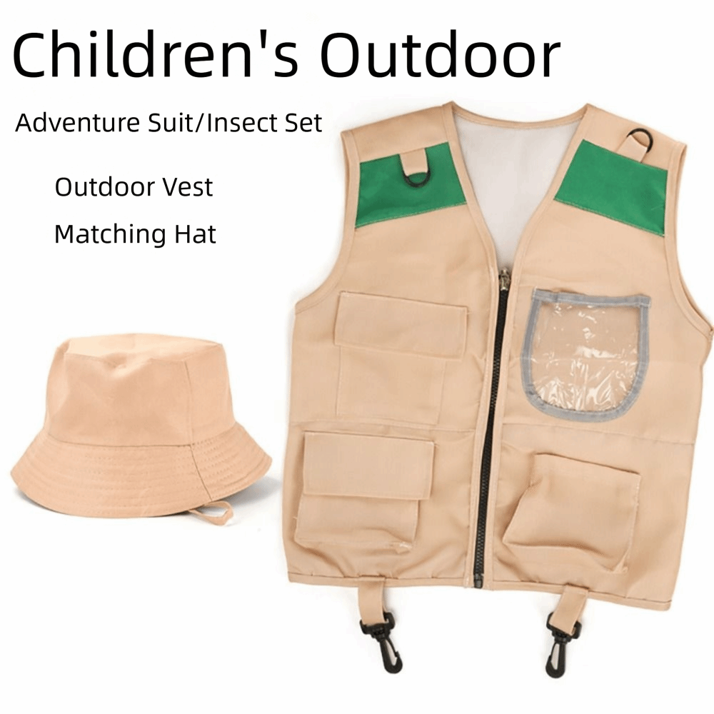 Multicolor Explorer Hat Vest C - Outdoor Adventure Kit For Kids recensione e prezzo
