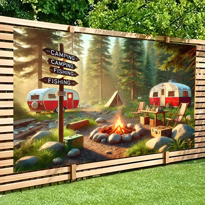 Camping RV Trailer Tapestry Ou - Outdoor Adventure Rv recensione e prezzo
