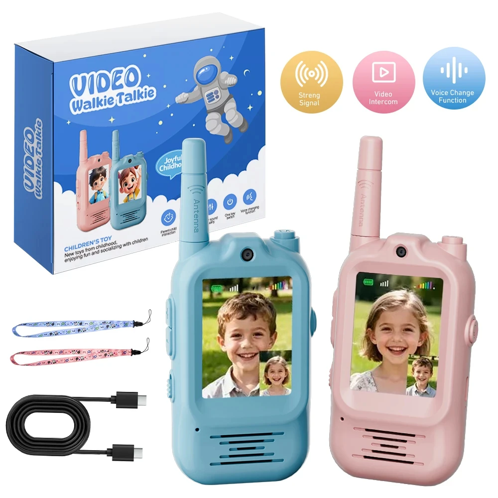 2pcs Kids Video Walkie Talkie  - Outdoor Adventure Videos recensione e prezzo