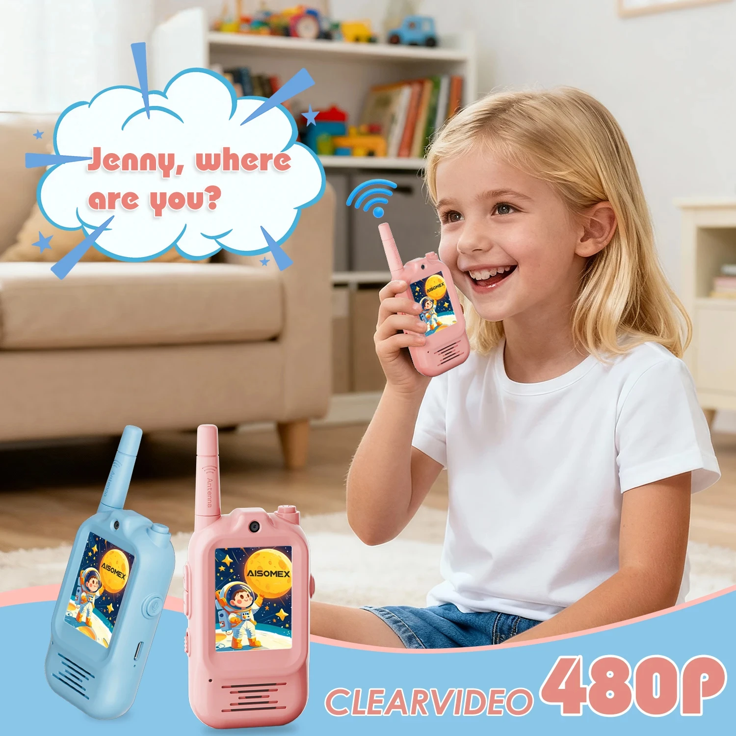 2pcs Kids Video Walkie Talkie  - Outdoor Adventure Videos recensione e prezzo
