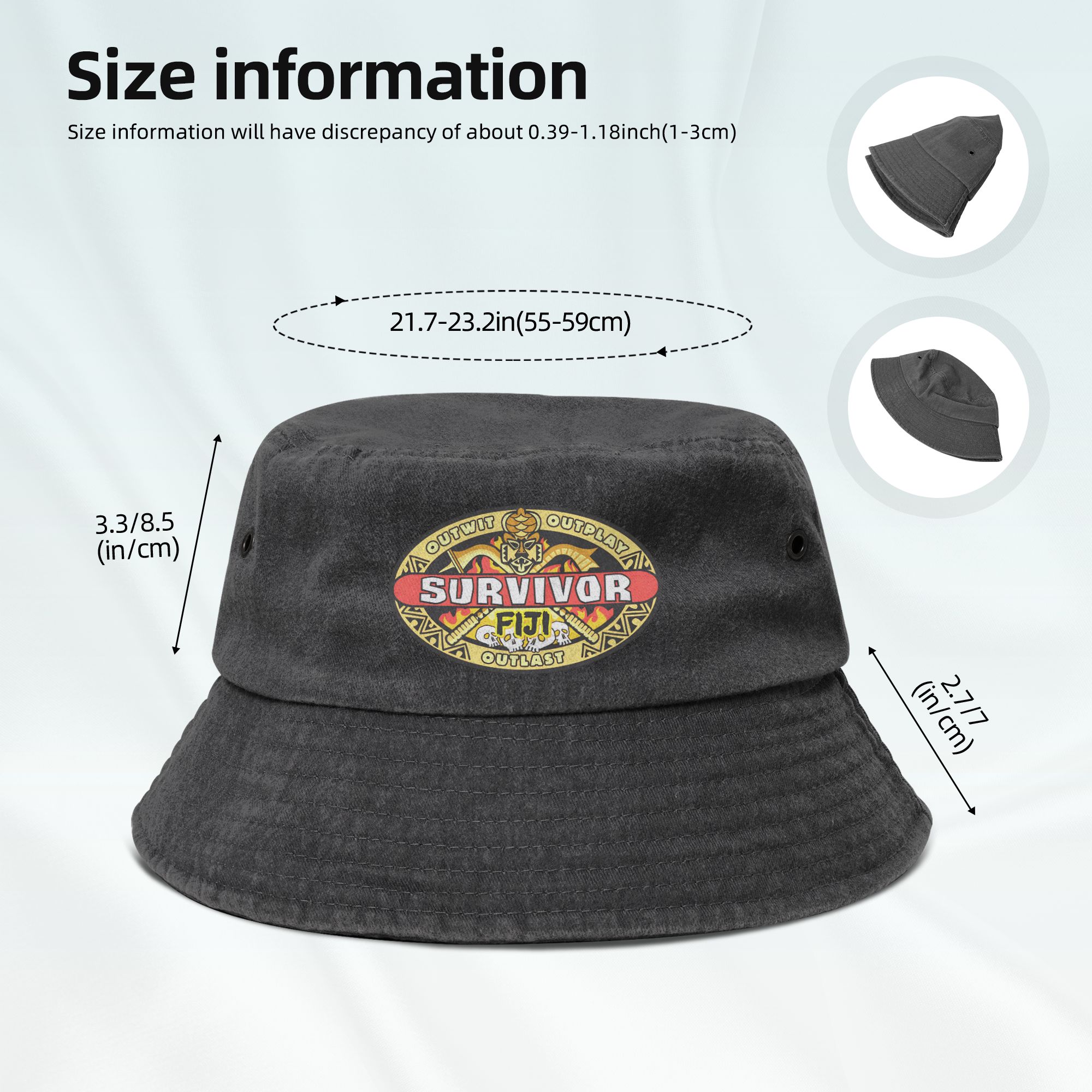 Unisex Distressed Denim Bucket - Outdoor Adventure Ideas recensione e prezzo