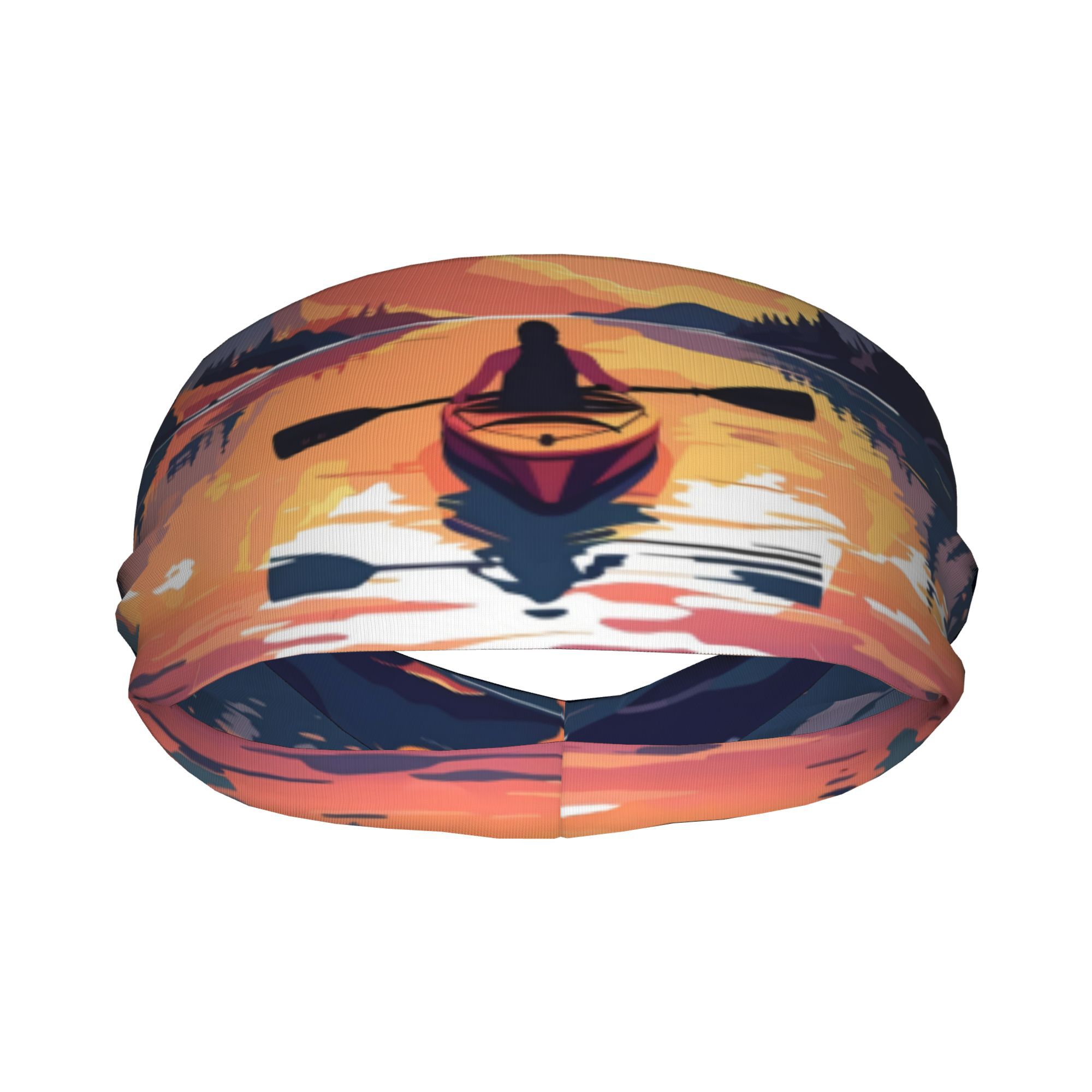 Kayak Sunset Print Headband Wa - Outdoor Adventure Kayak recensione e prezzo