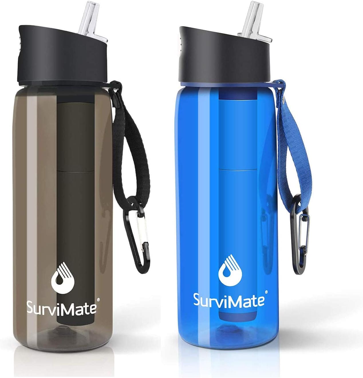 Purified Water Bottle for Camp - Water Filter Straw recensione e prezzo