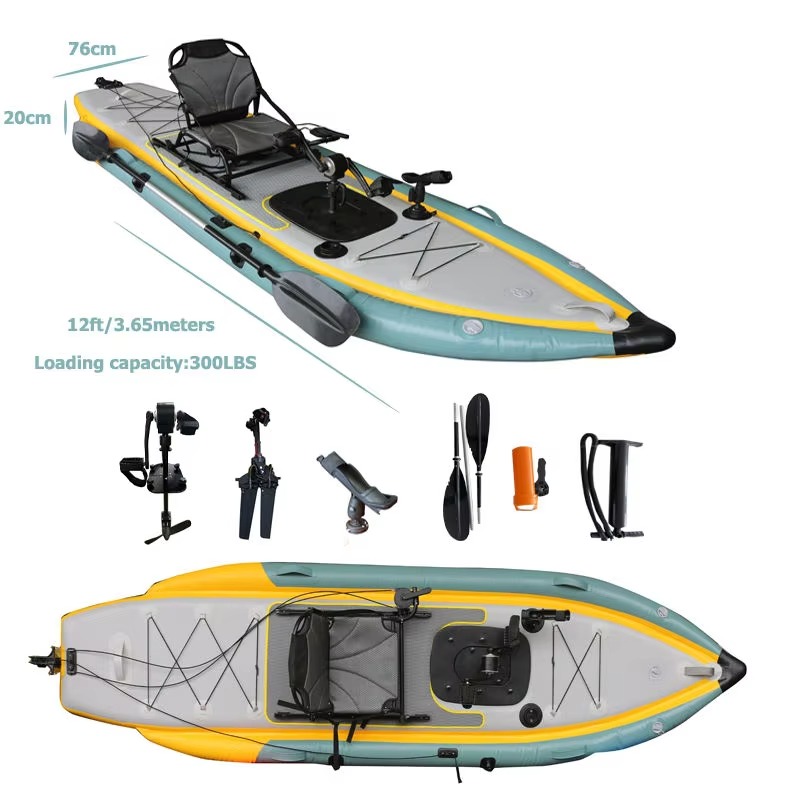 14ft Two-Person Inflatable Ped - Outdoor Adventure Kayak recensione e prezzo