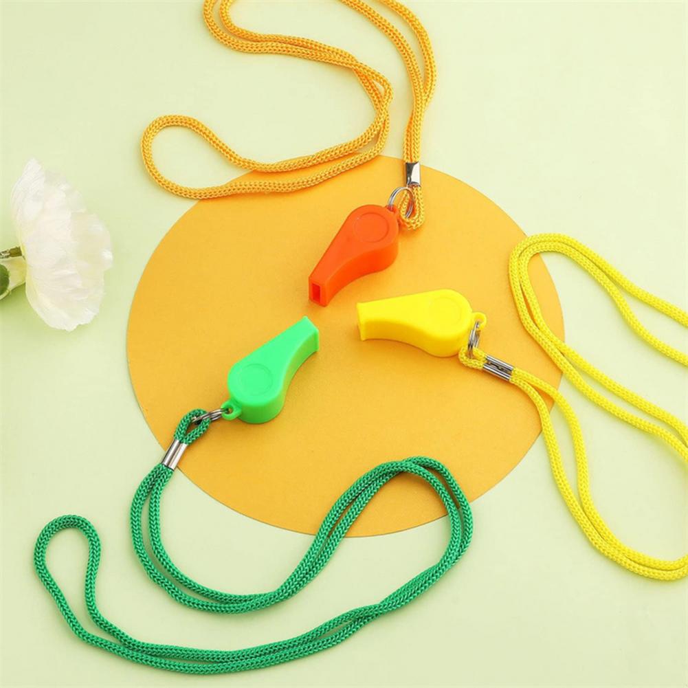 10Pcs Plastic Whistles with La - Emergency Whistle Pea recensione e prezzo