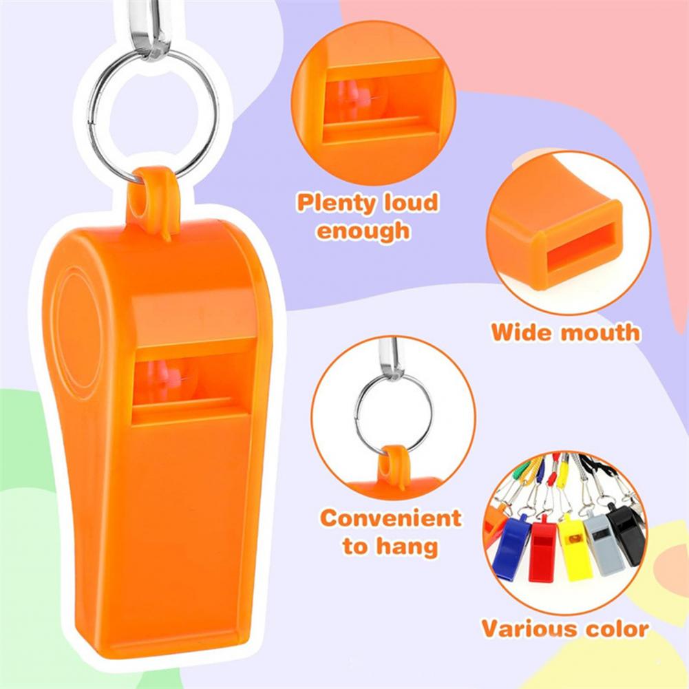 10Pcs Plastic Whistles with La - Emergency Whistle Pea recensione e prezzo