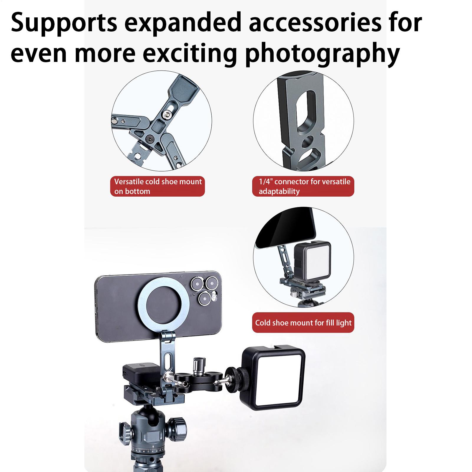 Magnetic Phone Tripod Mount Fo - Outdoor Adventure Degree recensione e prezzo