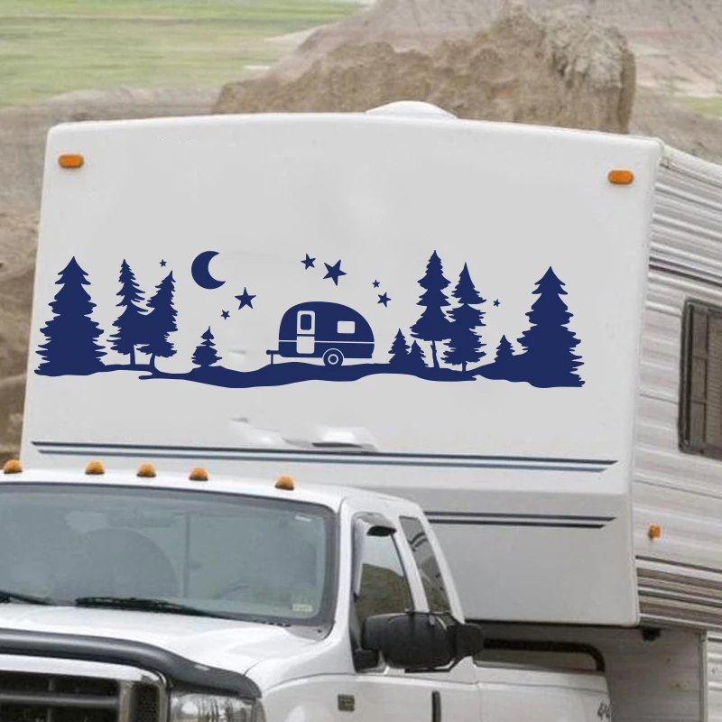 Large star forest vinyl Car st - Outdoor Adventure Rv recensione e prezzo