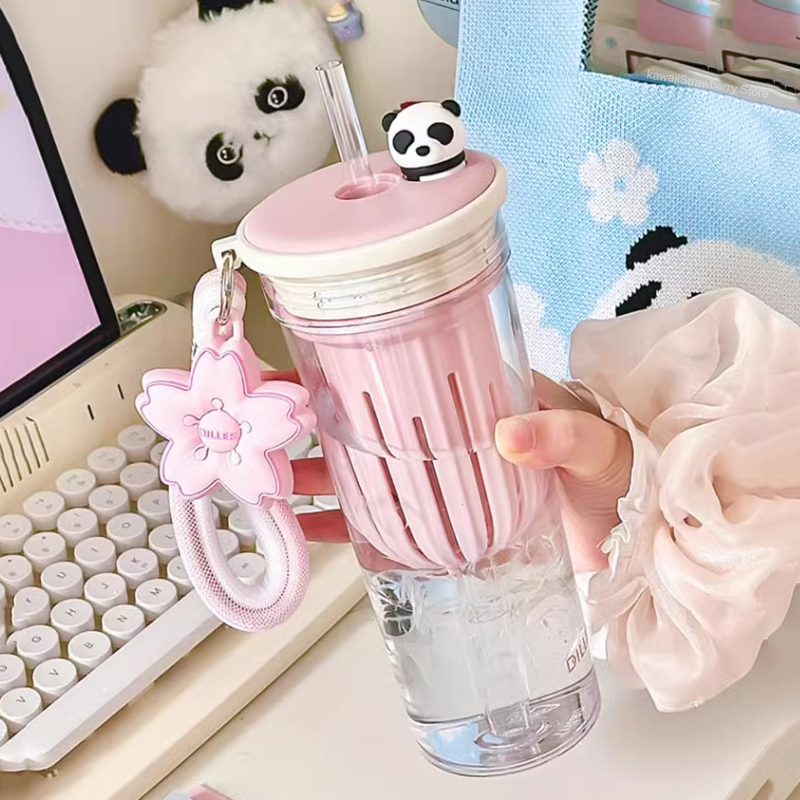 650ml Kawaii Water Bottle With - Water Filter Straw recensione e prezzo