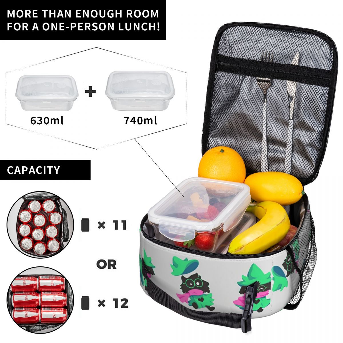 Deltarune Insulated Lunch Bags - Outdoor Adventure Games recensione e prezzo