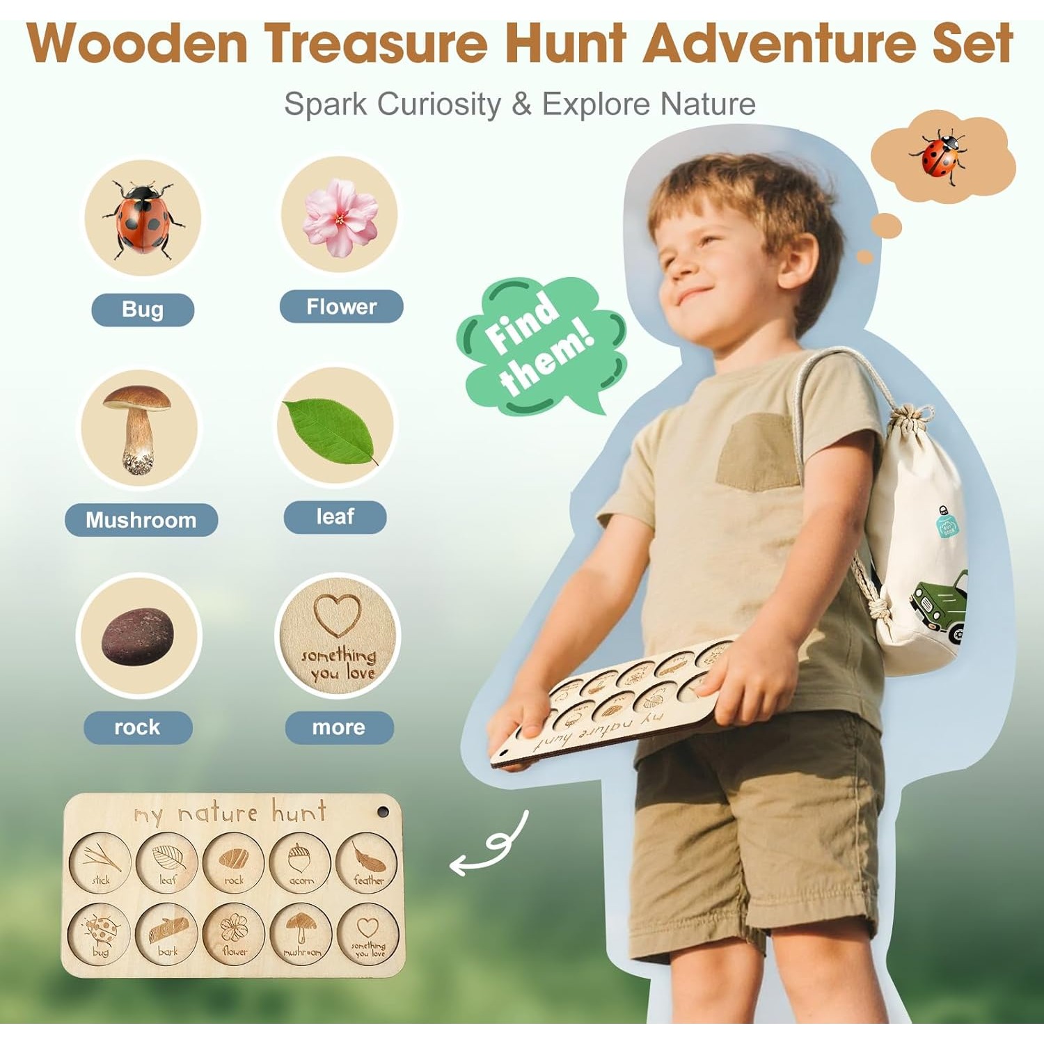 Bug Catcher Kit for Kids with  - Outdoor Adventure Kit For Kids recensione e prezzo