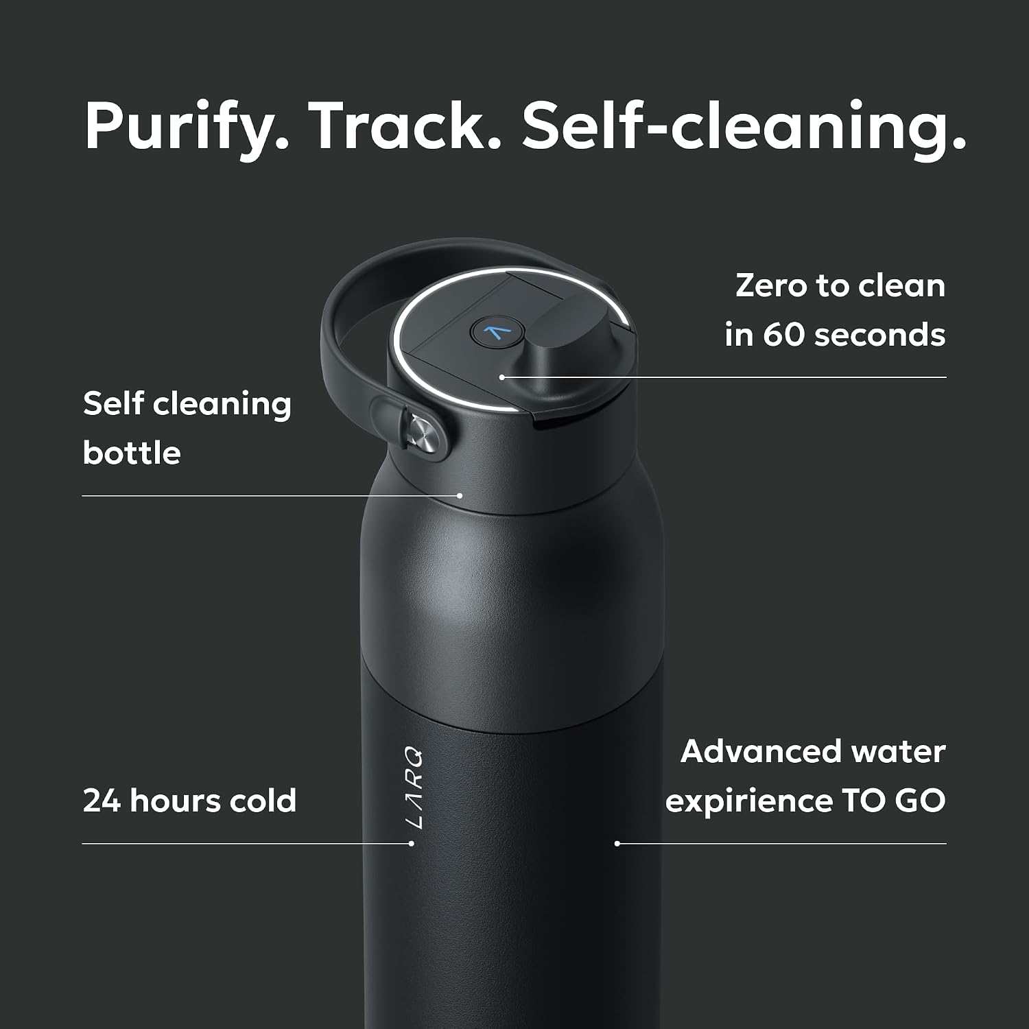 Self-Cleaning UV Water Bottle  - Water Filter Straw recensione e prezzo