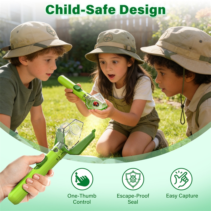 Kids Bug Catcher With 6X Magni - Outdoor Adventure Kit For Kids recensione e prezzo